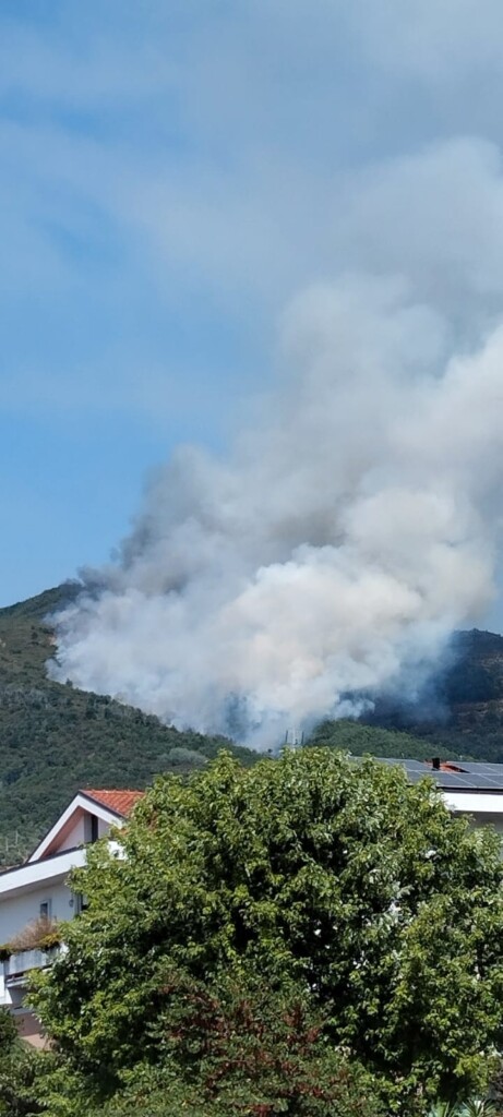 incendio Massanera di Reggello toscana