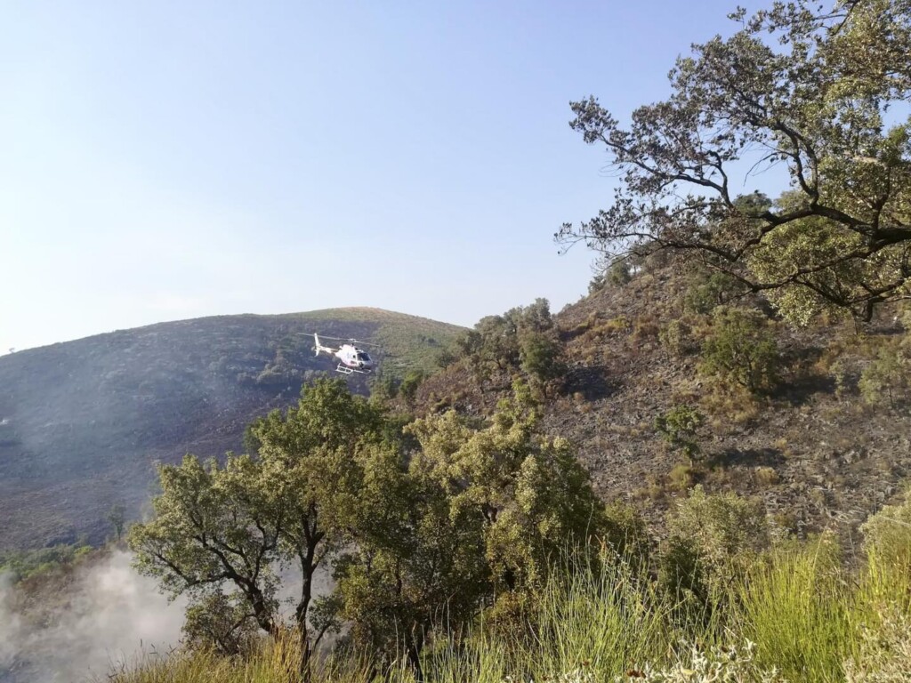 incendio itri lazio