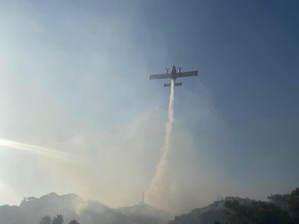 incendio santa cesarea terme