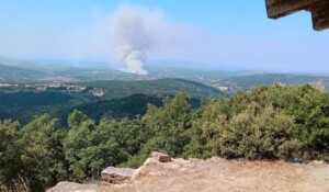 Incendio a Sorgono