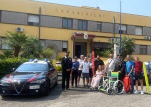 restituzione della sedia a rotelle a Soverato