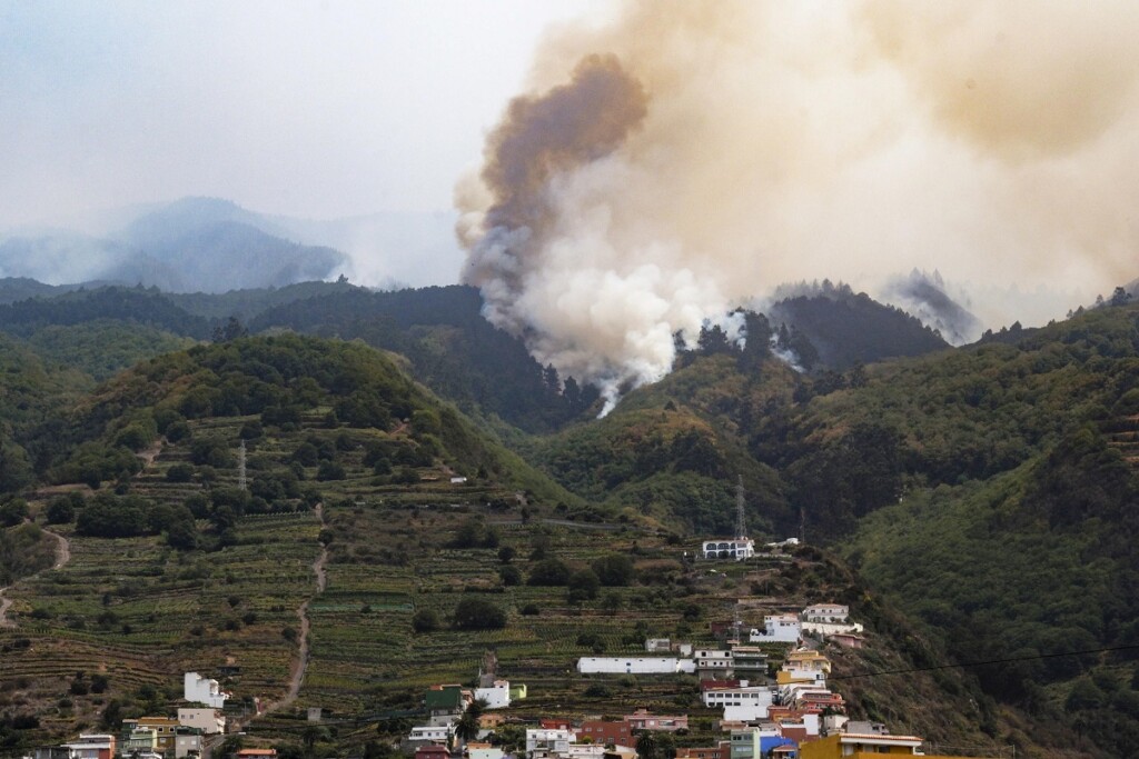 spagna incendi tenerife