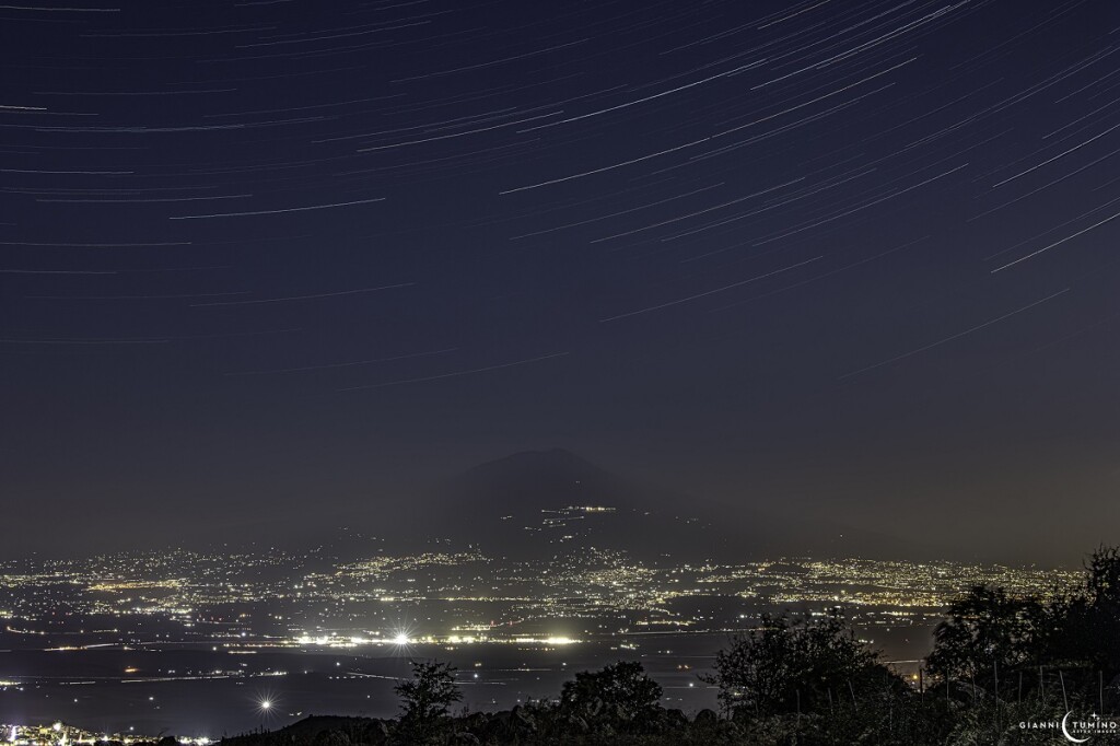 startrails catania scie stelle Tumino