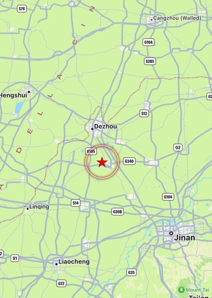 terremoto cina dezhou