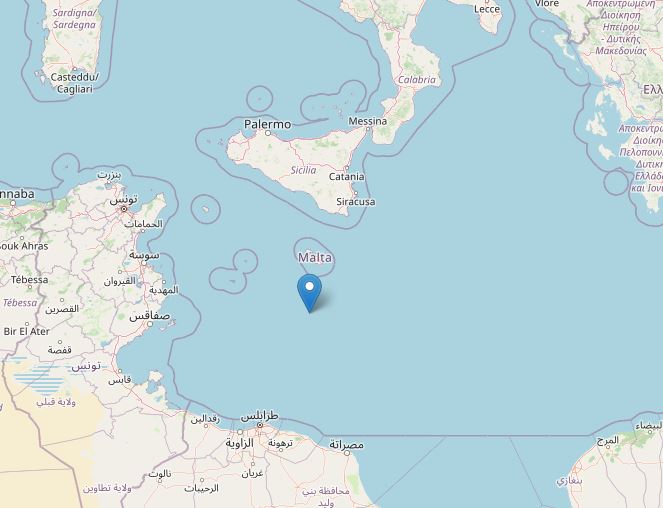 terremoto malta canale sicilia