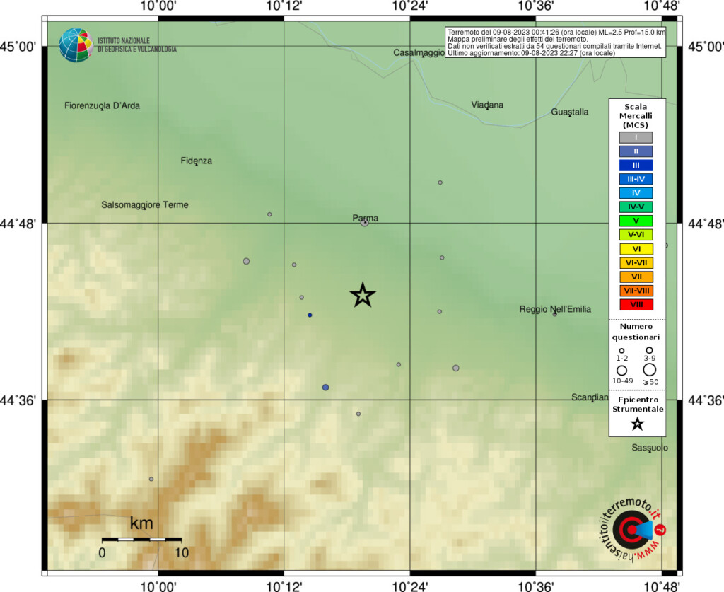 terremoto parma