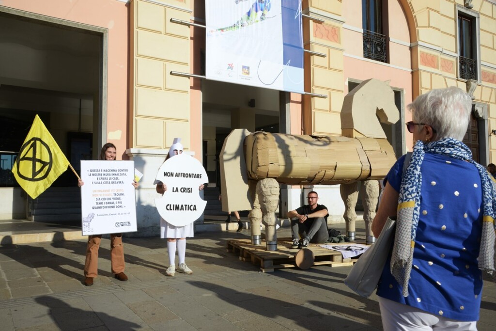 clima attivisti Extinction Rebellion veneto oggi