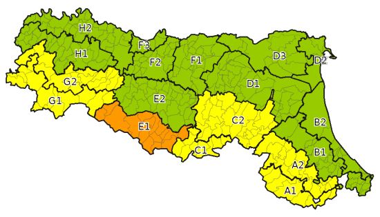 allerta meteo emilia romagna