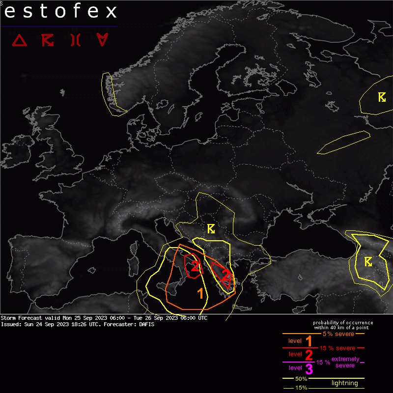 allerta meteo estofex