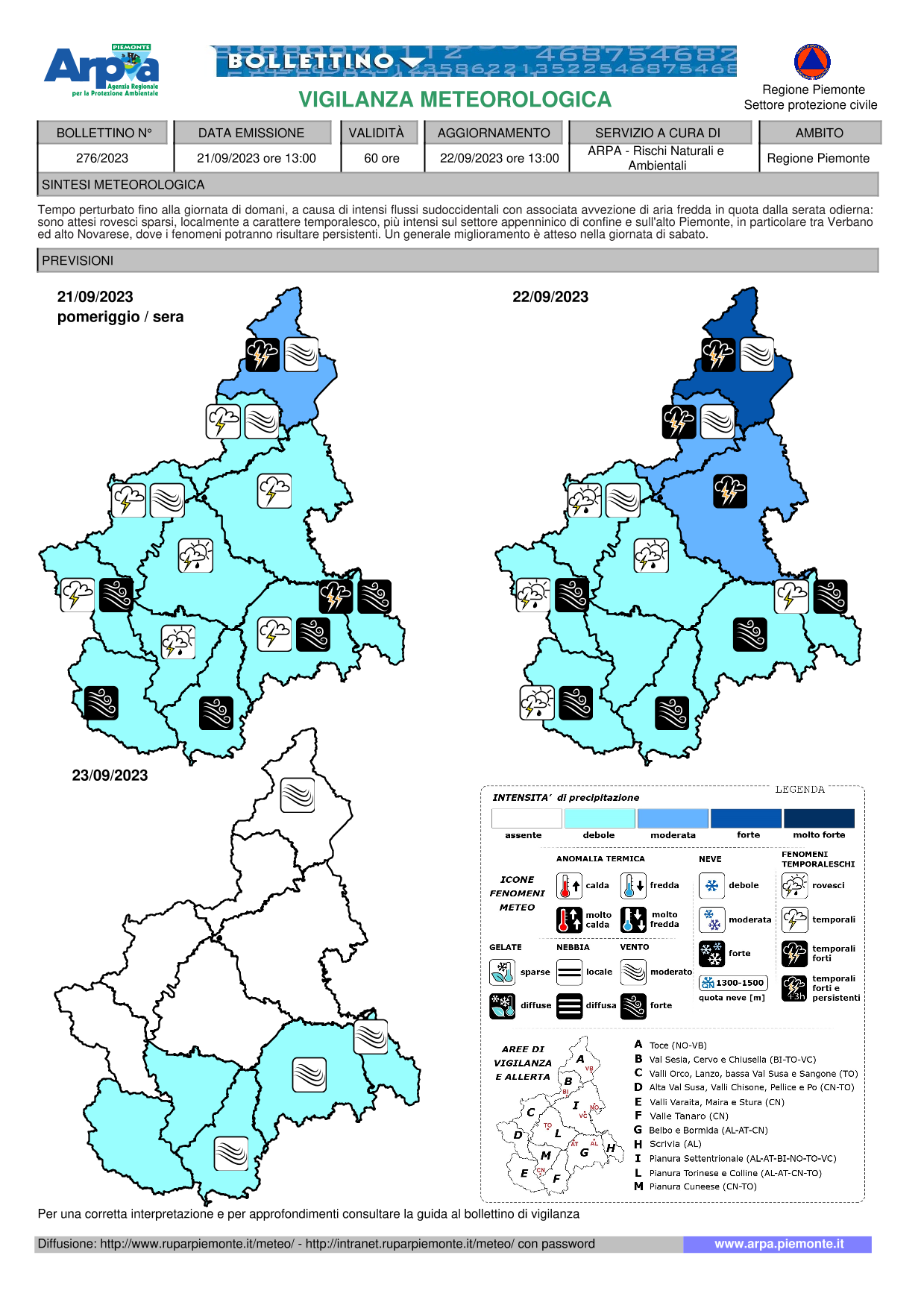 allerta meteo piemonte