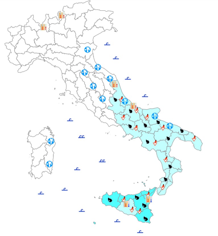 bollettino meteo protezione civile 25 settembre