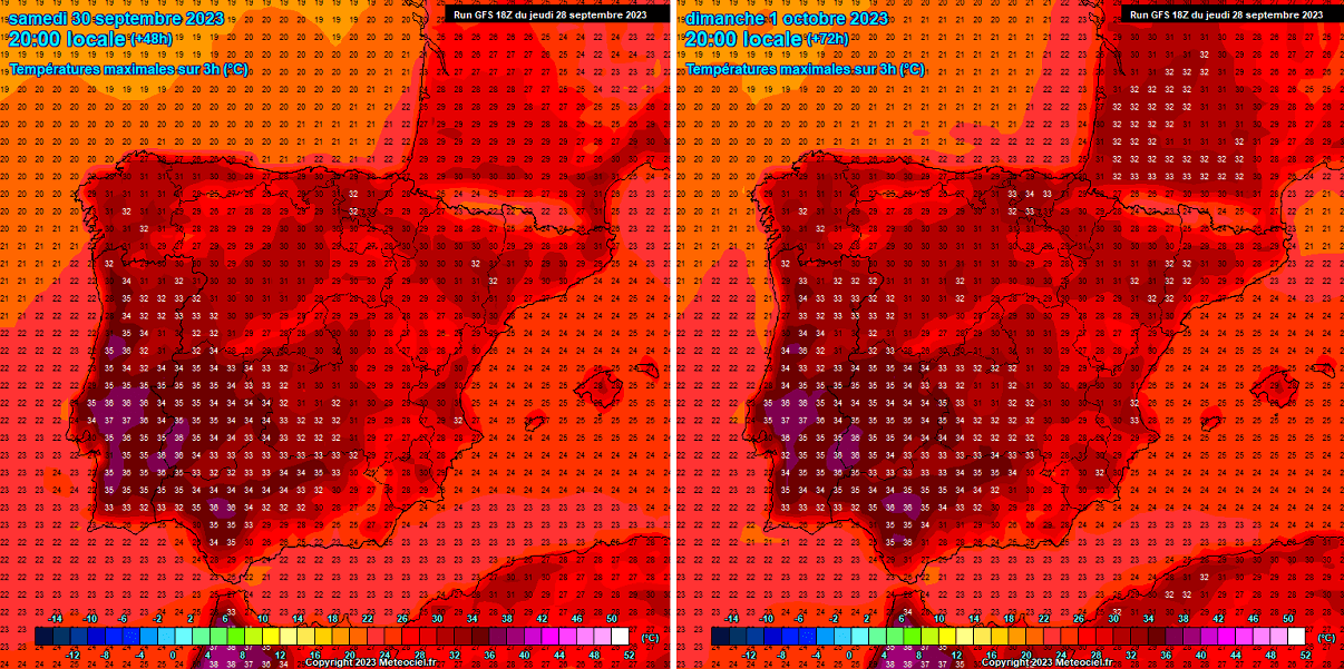 caldo spagna 30 settembre-1 ottobre 2023
