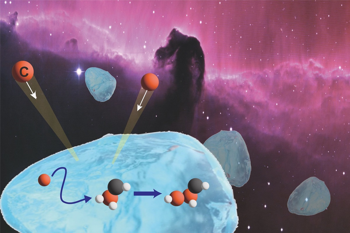 formazione composti organici ghiaccio interstellare