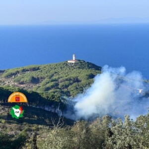 incendio isola del giglio