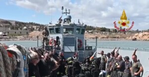 libia derna vigili fuoco