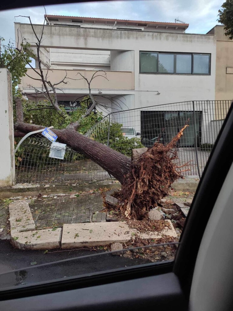 maltempo downburst lecce