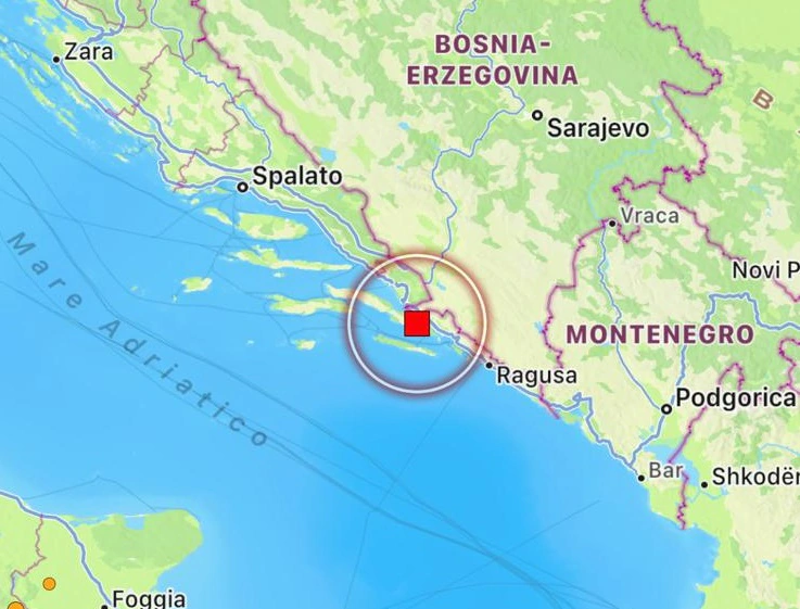 terremoto bosnia croazia