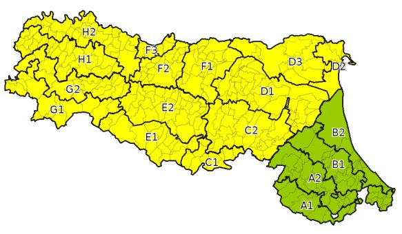 allerta meteo emilia romagna 18 ottobre