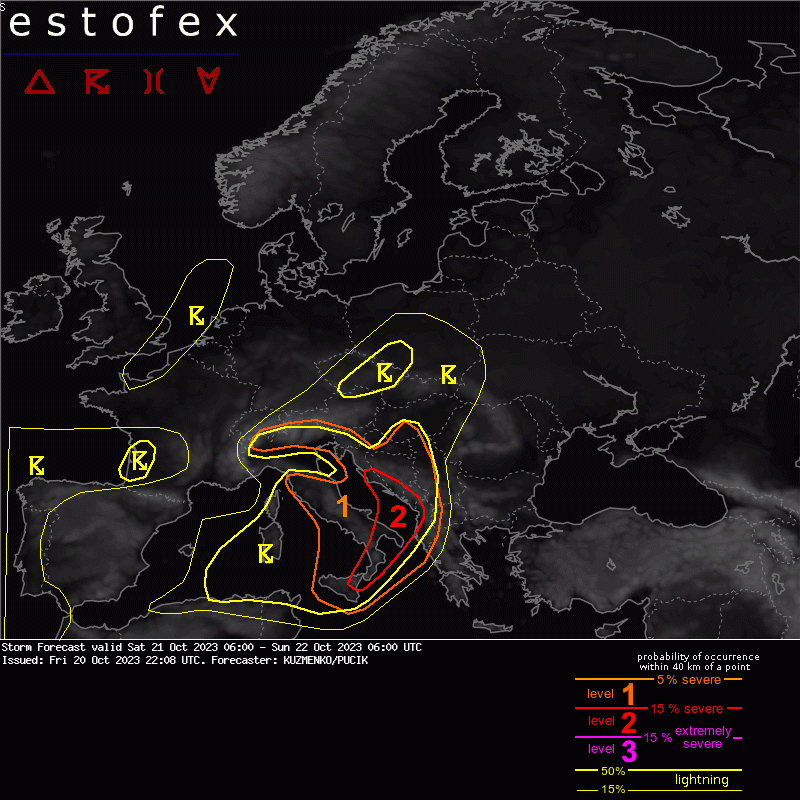 allerta meteo 21 ottobre