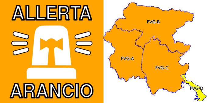 allerta meteo friuli 30 ottobre