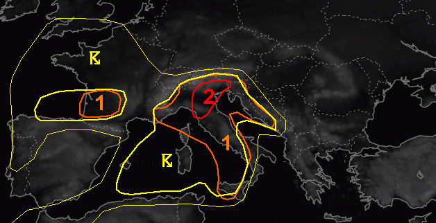 allerta meteo nord oggi estofex
