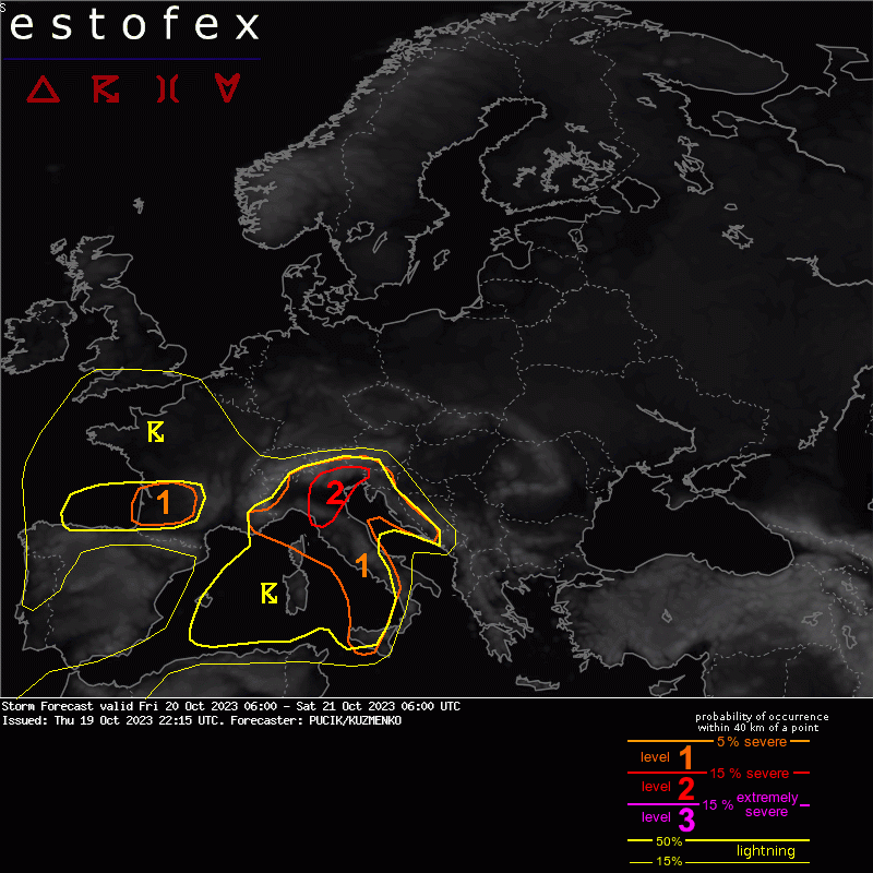 allerta meteo nord oggi estofex