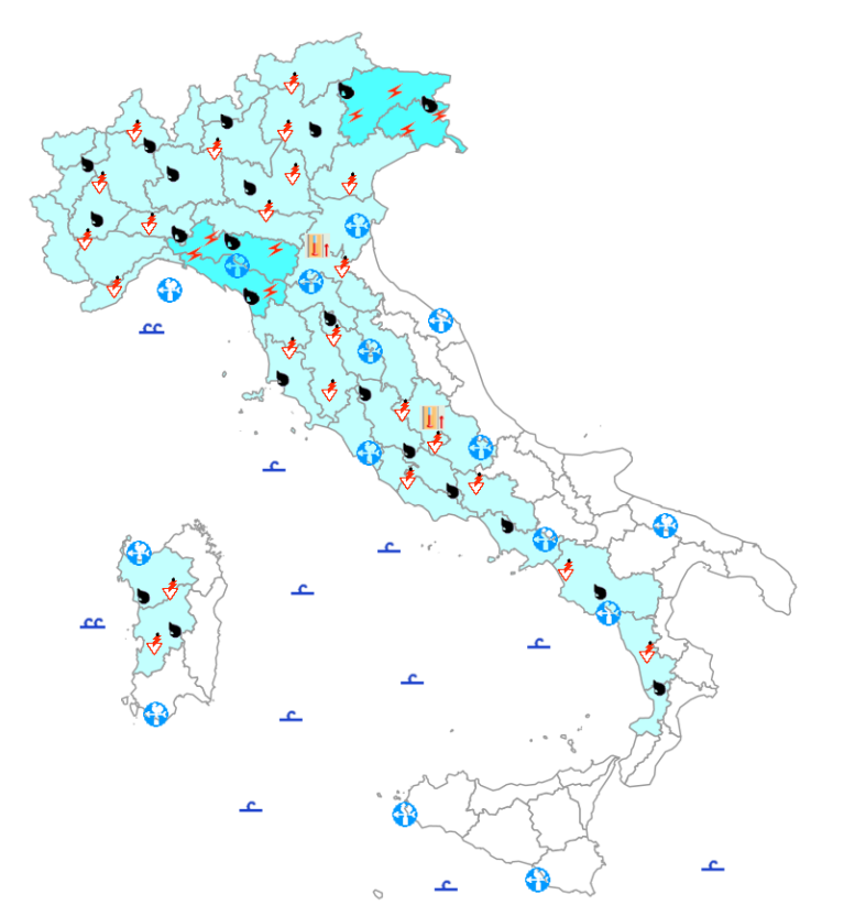 bollettino meteo protezione civile 26 ottobre