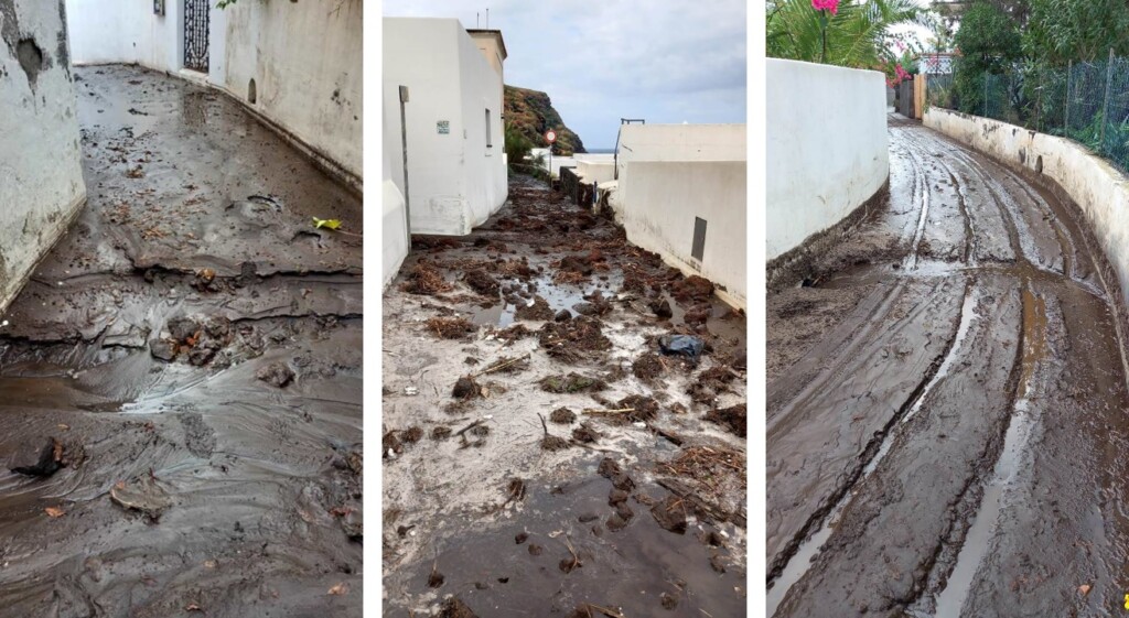 fango stromboli maltempo pioggia