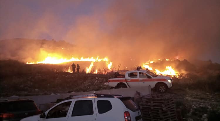 incendio Santo Stefano Quisquina