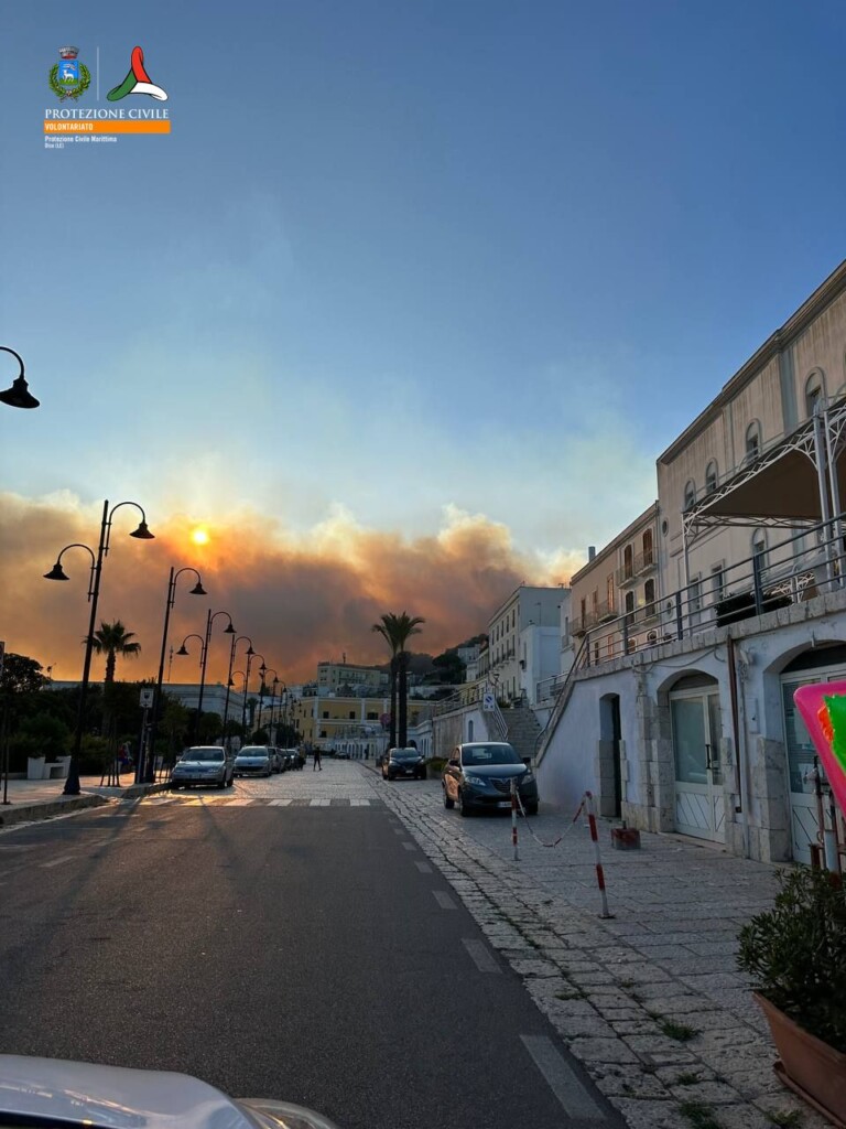 incendio santa cesarea terme