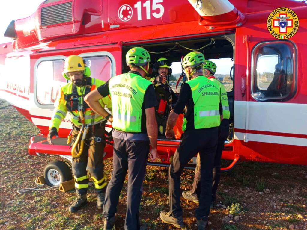 intervento soccorso alpino Cavagrande