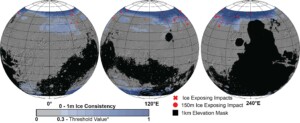 mappe ghiaccio marte