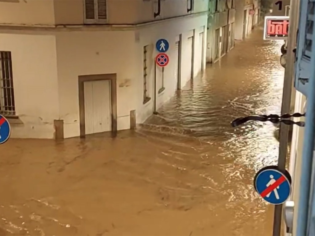 meda esondazione Tarò