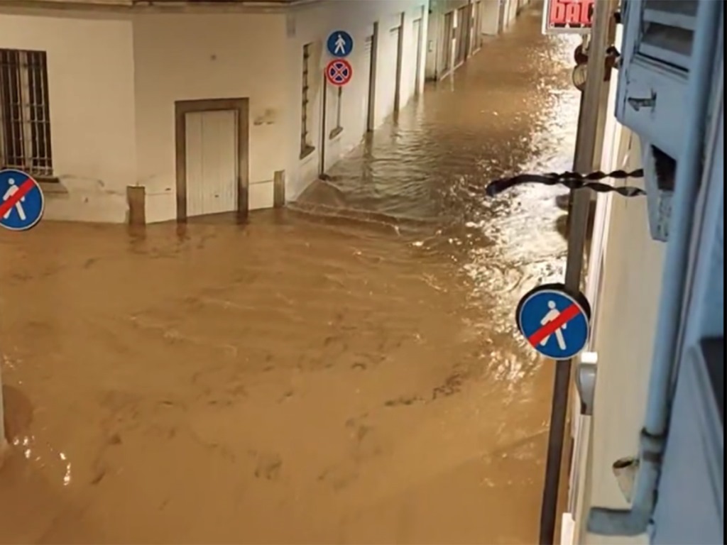 meda esondazione Tarò
