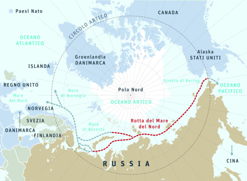 rotta del Mare del Nord