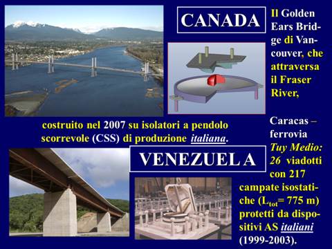 sistemi antisismici canada venezuela