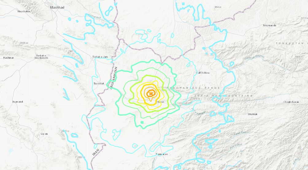 terremoto afghanistan 11 ottobre