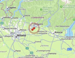 terremoto bergamo comun nuovo