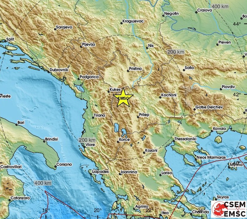 terremoto macedonia nord