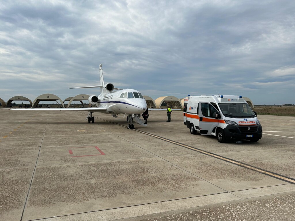 trasporto sanitario aeronautica militare