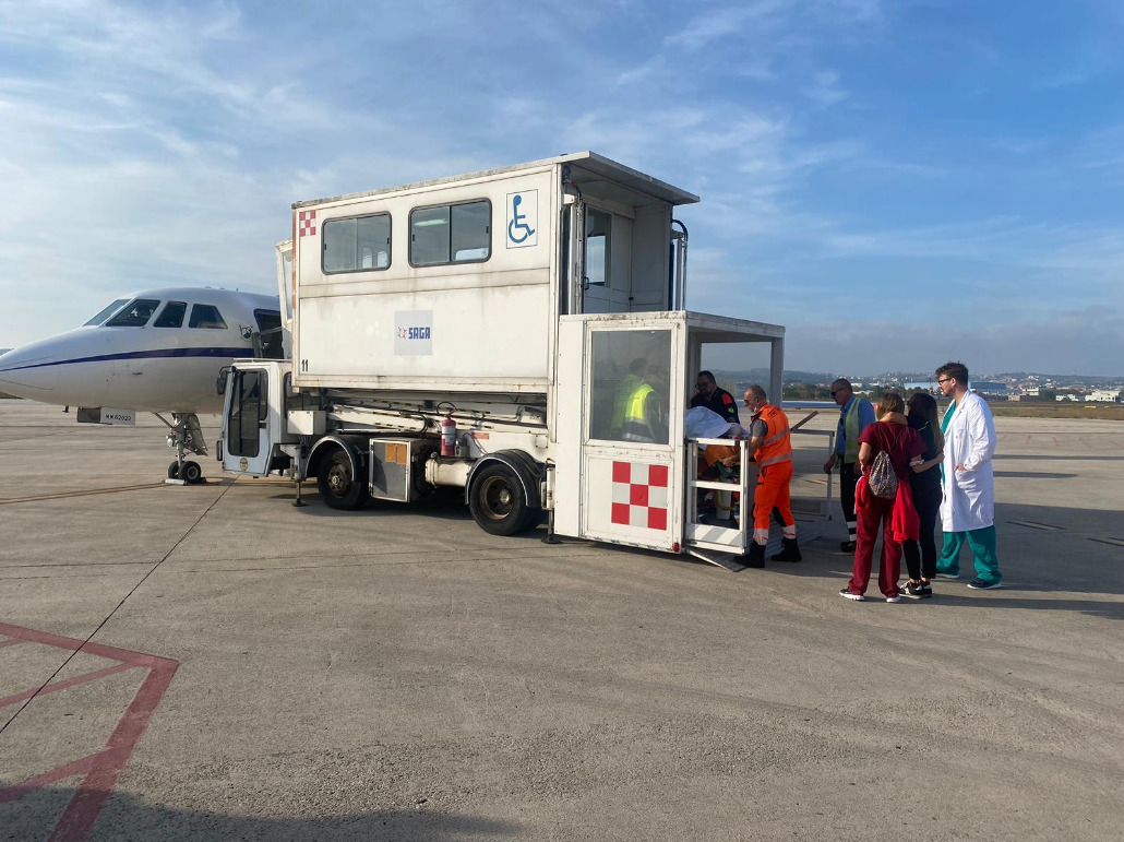 trasporto sanitario aeronautica militare