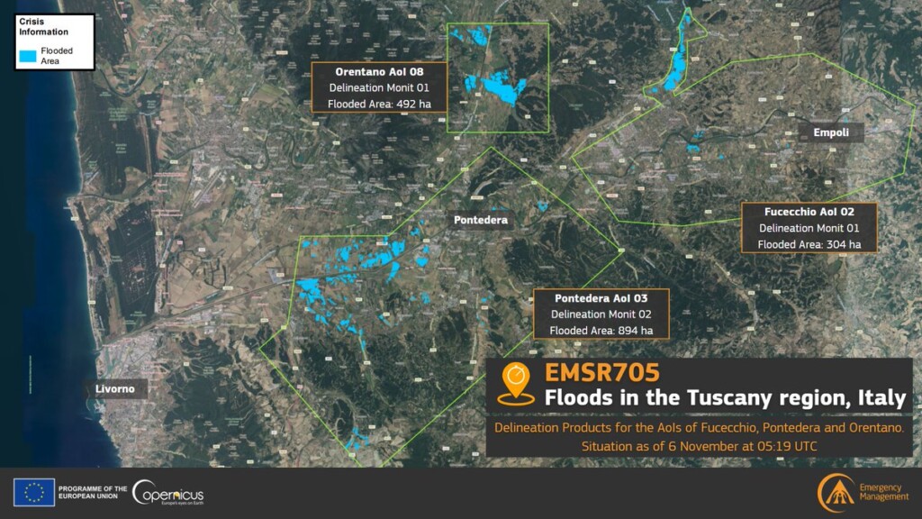 Alluvione Toscana Fucecchio Pontedera Orentano