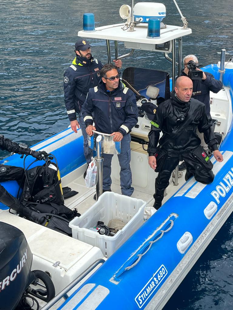 Archeologia recupero resti sommersi preistorici Capri