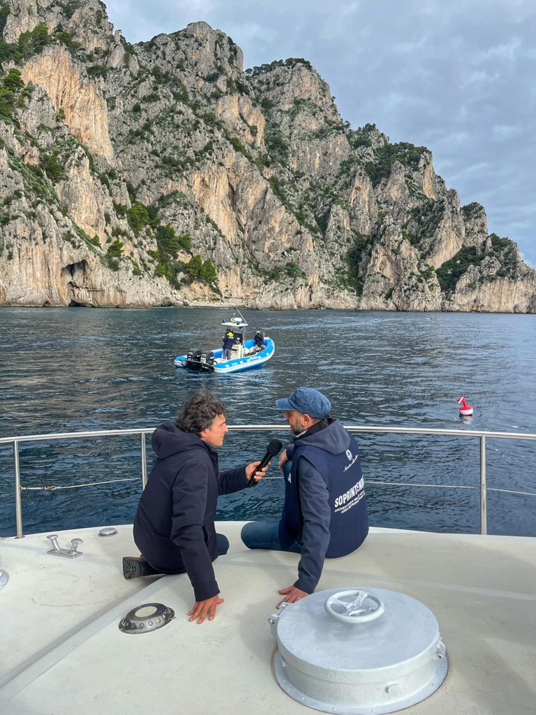 Archeologia recupero resti sommersi preistorici Capri