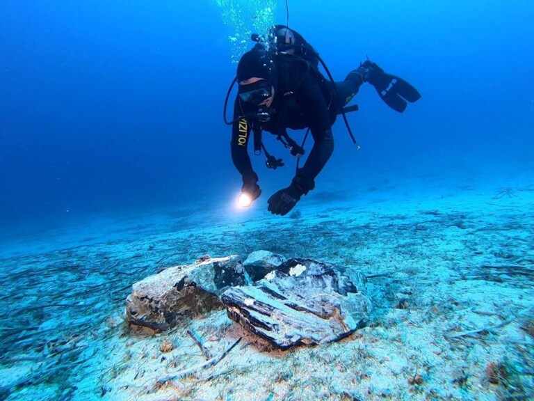 Archeologia recupero resti sommersi preistorici Capri