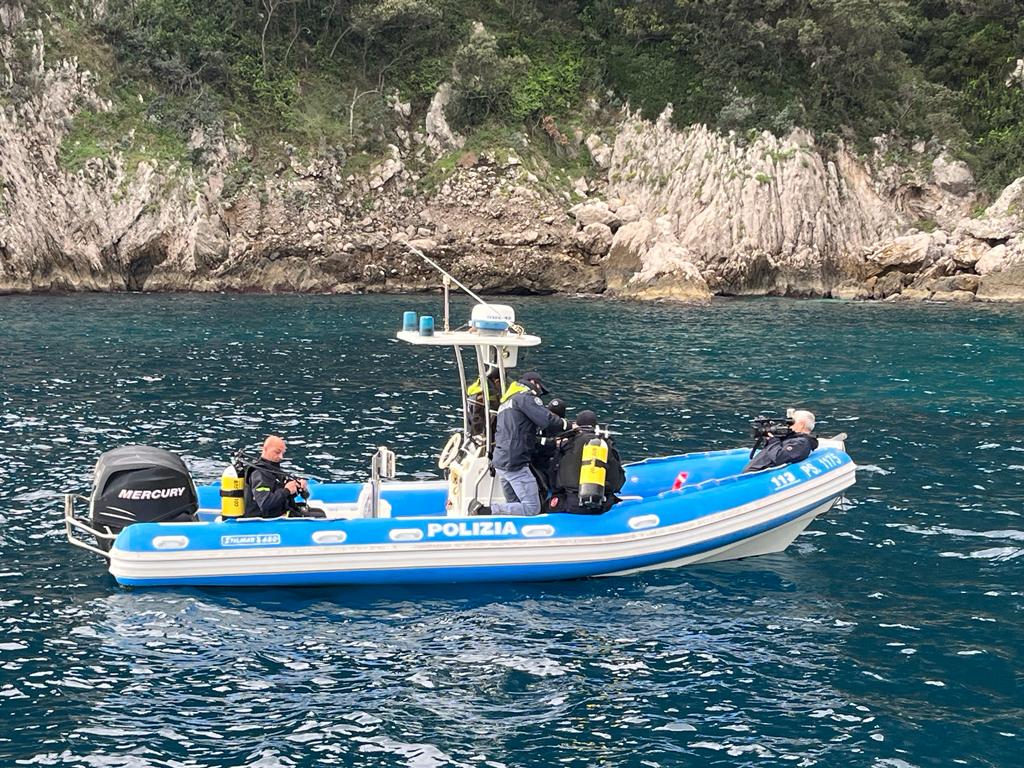 Archeologia recupero resti sommersi preistorici Capri