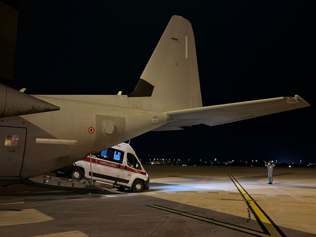 Trasporto Sanitario Aeronautica Militare milano bari