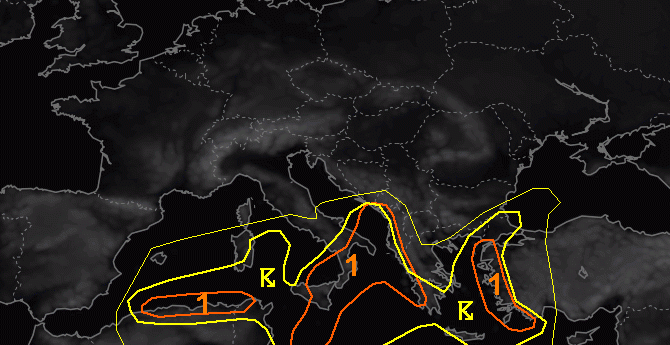 allerta meteo estofex oggi sud italia