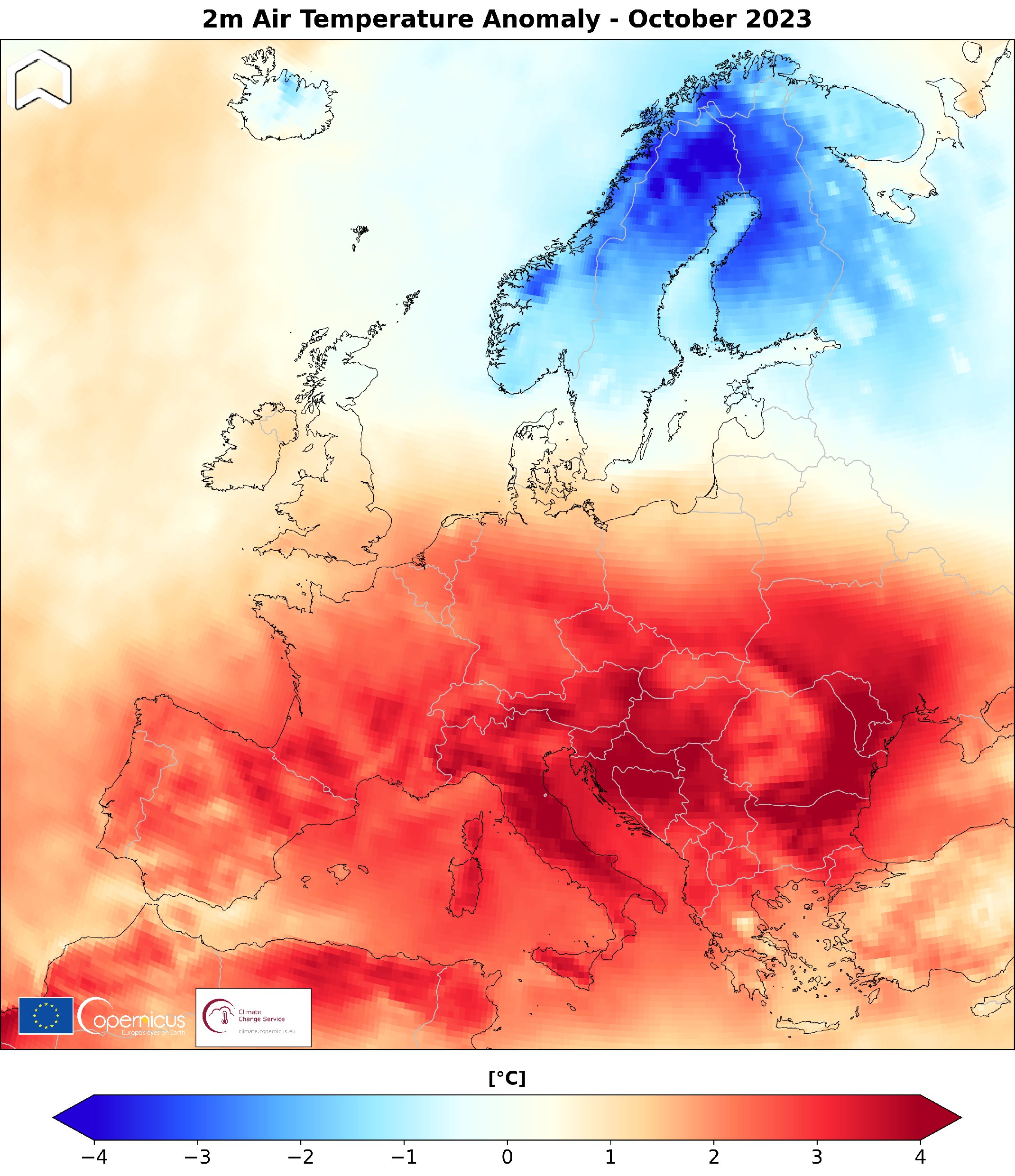anomalie temperature ottobre 2023 caldo record italia