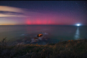 aurora boreale punta aderci abruzzo